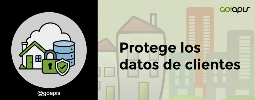 Casa y base de datos protegidas mediante controles de ciberseguridad